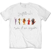 Ginza.se Genesis - Turn It On Again Heren T-shirt - M - Wit