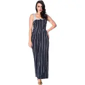 Dancing Days - SUMMER BREEZE 1920S Jumpsuit - S - Blauw