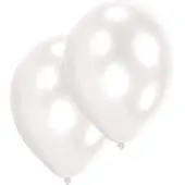 Amscan Ballonnen Wit 10 Stuks 28 Cm