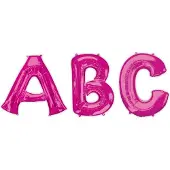 Amscan - Fuchsia aluminium letter ballon