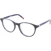 Missoni Bril - - MIS 0019 - Acetaat - Blauwe print - Ronde vorm