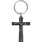 Rock Off Black Sabbath - Cross Sleutelhanger - Zwart