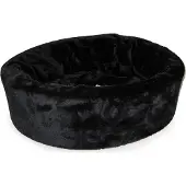 Competition dierenmand Paw 60 x 21 cm pluche zwart