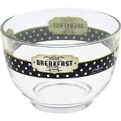 Cerve Retro Breakfast Kom In Glas 69 Cl