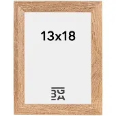 Walther design Fiorito - MDF Houten lijst - Fotoformaat 13x18 cm - Licht Eiken