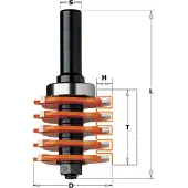 Cmt hoekverbindingfrees met spindel 12 mm