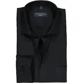 Casa Moda Zwart business overhemd normale fit