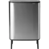 Brabantia Bo Touch Bin Hi afvalemmer 2 x 30 liter Matt Steel Fingerprint Proof