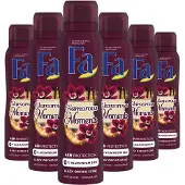 Fa Glamorous Black Orchid Deodorant Spray 6x150ml - Voordeelverpakking
