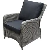AVH-Collectie Bilbao lounge tuinstoel verstelbaar grijs