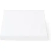 Yumeko Hoeslaken Katoensatijn 90x210 Wit - Eco, Bio & Fairtrade