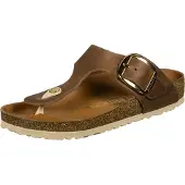 Birkenstock Teenslipper 'Gizeh' bruin / goud