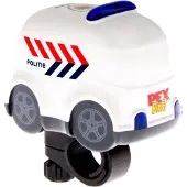 Pexkids Fietsbel - Politieauto - Met sirene en zwaailichten - Finn