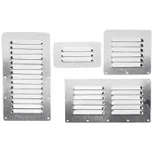 BREG Ventilatierooster RVS - 128 x 116 mm