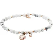 Fossil Armband 'VINTAGE MOTIFS' grijs / wit