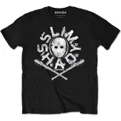 Ginza.se Eminem - Shady Mask Heren T-shirt - S - Zwart