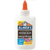 ELMER'S Witte PVA-lijm | 118 ml | Uitwasbaar en kindvriendelijk | Geweldig voor het maken van slijm en om mee te knutselen