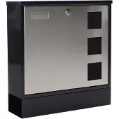 Rottner Brievenbus Design Zwart
