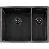 Dekker Lanesto anderhalve spoelbak/vib Gunmetal
