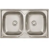 Dekker Lanesto 044 spoelbak/korf RVS