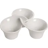 COSY&TRENDY APEROSCHAALTJE SET3 WIT D7,5-9XH6CM