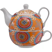 Cosy & Trendy Theepot met tas deco