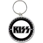 Rock Off Kiss - Buzzsaw Sleutelhanger - Zwart/Wit
