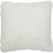 J-Line Cutie Sierkussen – Polyester – 45x45 cm – Wit