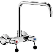 Delabie Muurmengkraan 60 l/min draaibare bovenuitloop Ø22 L.300