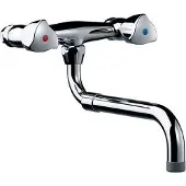 Delabie Muurmengkrn + klassieke dichting + telesc. Uitloop L.200-290