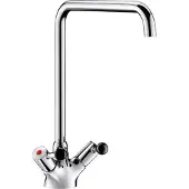 Delabie 1-gatsmngkrn/blad 100 l/min draaib uitloop Ø22 L.300 H.315