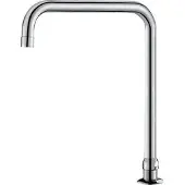 Delabie scharnierende uitloop, model D22, hoogte 260 mm, lengte 200 mm