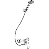 Delabie douche systeem met automatische afvoer en thermostaatkraan, model 2539, met STOP/CHECK functie