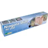 Ubbink niagara rvs waterval 90 cm met led inox 304 met lange uitloop