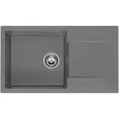 Reginox Amsterdam 43 spoelbak 76x43,5cm Grey Silvery R33494