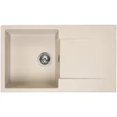 Reginox Amsterdam 10 spoelbak 86x50cm Caffe Silvery R30943
