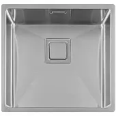Togo VK series spoelbak 40x40cm vlakinbouw, onderbouw, opbouw RVS