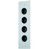 Thebo Energie-hoekzuil 4ST 320 stopcontact met 4 contactdozen kleur RVS