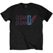 Ginza.se Duran Duran - Double D Logo Heren T-shirt - L - Zwart