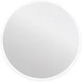 Differnz Badkamerspiegel | (80 x 80 cm, Rond, Aluminium, Wit)