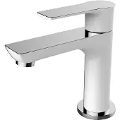 Wiesbaden Fonteinkraan larga 13 cm wit chroom