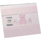 Gamberritos laken set roze beren 3 delig klein
