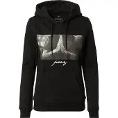 Mister tee Sweatshirt 'Pray' lichtgrijs / zwart / wit