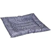 Flamingo Koelmat hond - verkoelend hondenbed - M - 76x66x6 cm - Drop Grijs - comfortabele koelmat met verkoelende gel