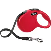 Flexi rollijn NEW CLASSIC LINT XS/3M rood - geschikt voor honden tot 12 kg - 3 m