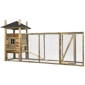 Voldux Hooiberg Fem XL - Kippenhok met ren - 411x125x225 cm