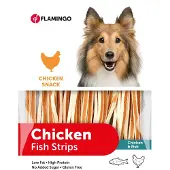 Flamingo Hapki Kip-en Visrepen Hondensnack 400g