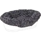 Flamingo Hondenkussen Tuck Cuddly Grijs XXL – 110x74x30 cm – elastische pluche hoes – perfect voor Tuck hondenmand –