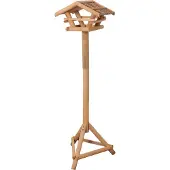 Flamingo Voederhuis Lucar + staander vogels - Vogelhuisje