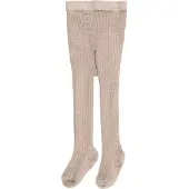 Mp Denmark Meisjes Beenmode Cotton Rib Tights - Zand - Maat 60